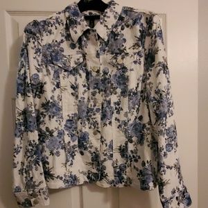 Floral print jacket